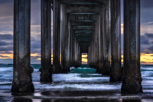 Scripps Pier San Diego | Omnia Limited Edition | Fine Art Ocean Photography Print La Jolla, California