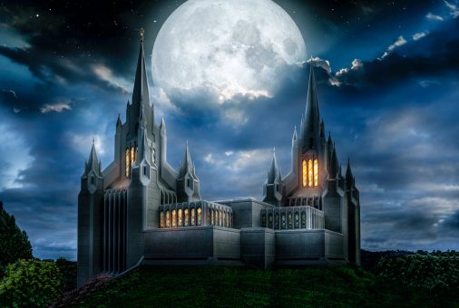 Full Moon Castle | “Phantasiai” Limited Edition | Fine Art Photography Print Middle Earth