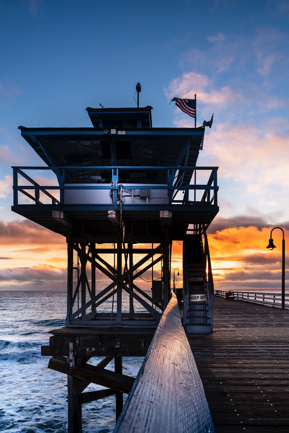 San Clemente Pier | Tower Zero Limited Edition Fine Art Photography Print | San Clemente, California